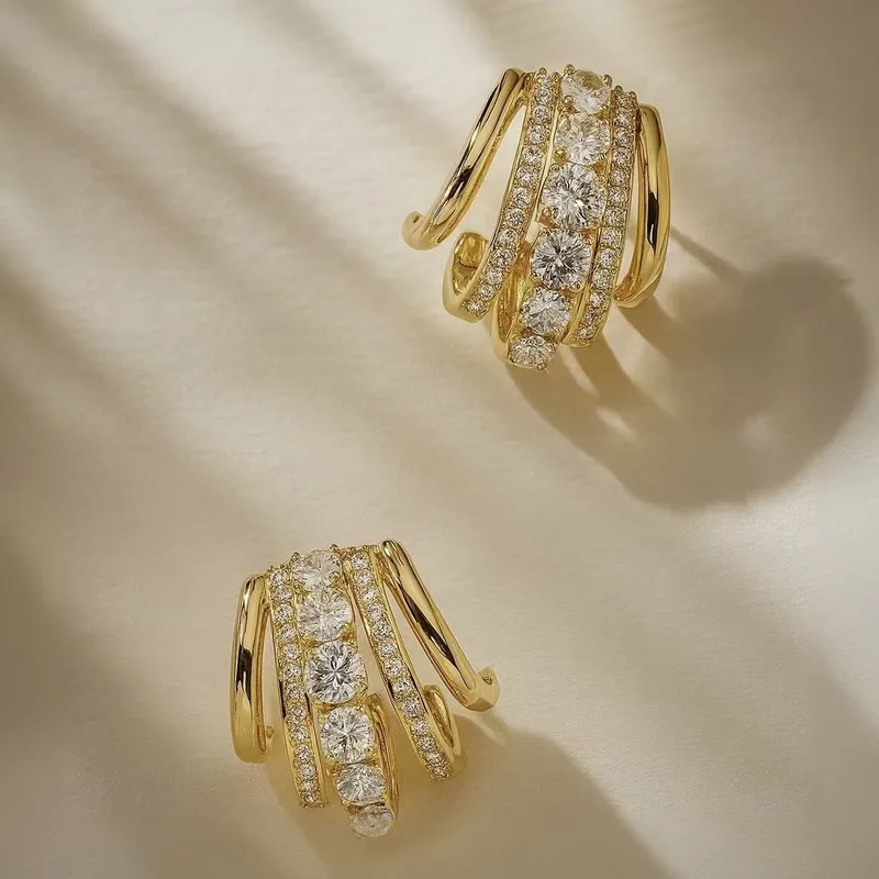 Triple Hoop Earrings